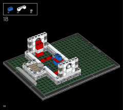 LEGO 21054 instructions page 32 – build guide