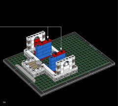 LEGO 21054 instructions page 34 – build guide