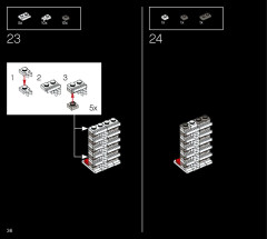LEGO 21054 instructions page 36 – build guide