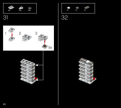 LEGO 21054 instructions page 40 – build guide