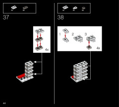 LEGO 21054 instructions page 44 – build guide
