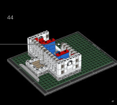 LEGO 21054 instructions page 47 – build guide