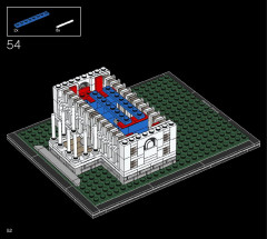 LEGO 21054 instructions page 52 – build guide