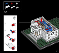 LEGO 21054 instructions page 57 – build guide