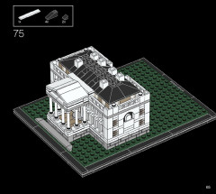 LEGO 21054 instructions page 65 – build guide