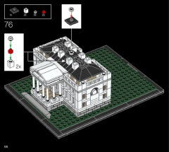 LEGO 21054 instructions page 66 – build guide