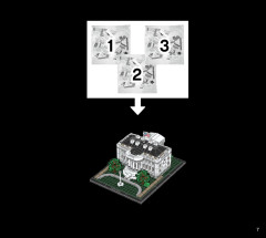 LEGO 21054 instructions page 7 – build guide