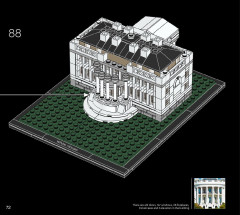 LEGO 21054 instructions page 72 – build guide