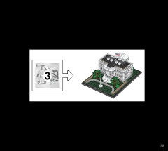 LEGO 21054 instructions page 73 – build guide