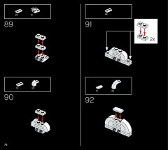 LEGO 21054 instructions page 74 – build guide