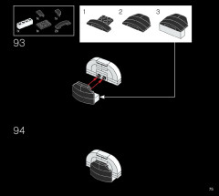 LEGO 21054 instructions page 75 – build guide