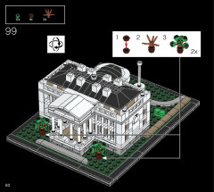 LEGO 21054 instructions page 80 – build guide