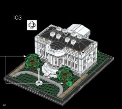 LEGO 21054 instructions page 82 – build guide