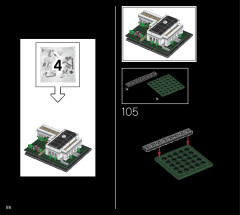 LEGO 21054 instructions page 86 – build guide