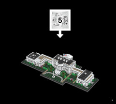 LEGO 21054 instructions page 9 – build guide