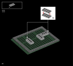 LEGO 21054 instructions page 90 – build guide