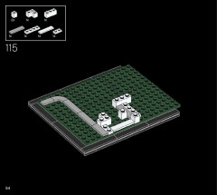 LEGO 21054 instructions page 94 – build guide