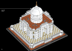 LEGO 21056 instructions page 118 – build guide