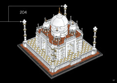 LEGO 21056 instructions page 127 – build guide