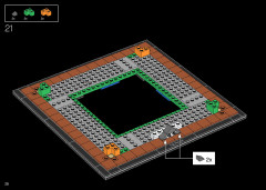 LEGO 21056 instructions page 28 – build guide