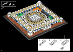 LEGO 21056 instructions page 50 – build guide