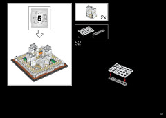 LEGO 21056 instructions page 57 – build guide