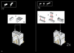 LEGO 21056 instructions page 68 – build guide