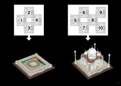 LEGO 21056 instructions page 7 – build guide