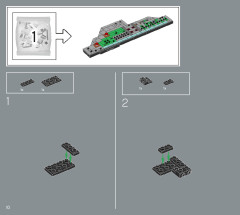 LEGO 21057 instructions page 10 – build guide