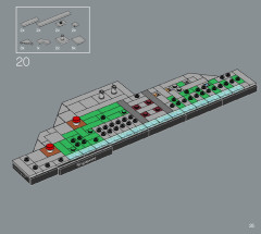 LEGO 21057 instructions page 25 – build guide