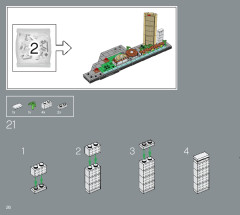 LEGO 21057 instructions page 26 – build guide