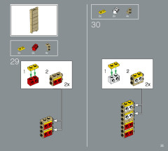 LEGO 21057 instructions page 35 – build guide
