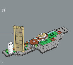 LEGO 21057 instructions page 40 – build guide