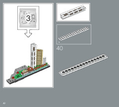 LEGO 21057 instructions page 42 – build guide