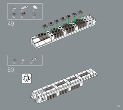 LEGO 21057 instructions page 47 – build guide