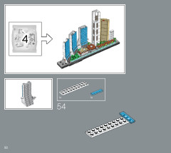 LEGO 21057 instructions page 50 – build guide