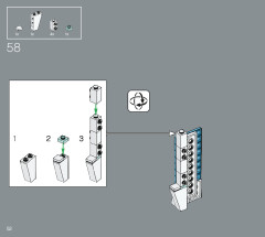 LEGO 21057 instructions page 52 – build guide