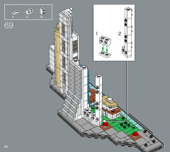 LEGO 21057 instructions page 58 – build guide