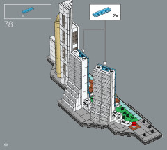LEGO 21057 instructions page 66 – build guide