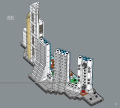 LEGO 21057 instructions page 71 – build guide