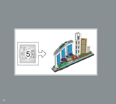 LEGO 21057 instructions page 72 – build guide