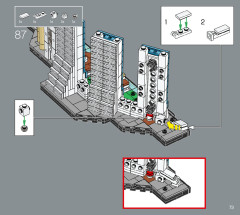 LEGO 21057 instructions page 73 – build guide
