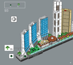 LEGO 21057 instructions page 81 – build guide