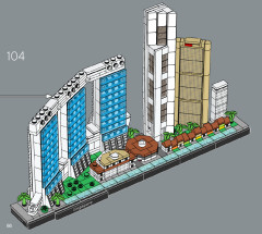 LEGO 21057 instructions page 86 – build guide