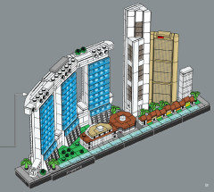 LEGO 21057 instructions page 91 – build guide