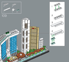 LEGO 21057 instructions page 94 – build guide