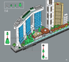 LEGO 21057 instructions page 99 – build guide