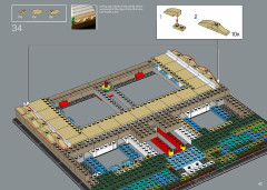 LEGO 21058 instructions page 43 – build guide