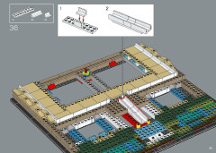 LEGO 21058 instructions page 45 – build guide