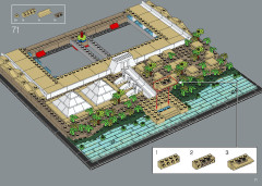 LEGO 21058 instructions page 71 – build guide